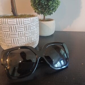 Versace Oversized Square Acetate Sunglasses